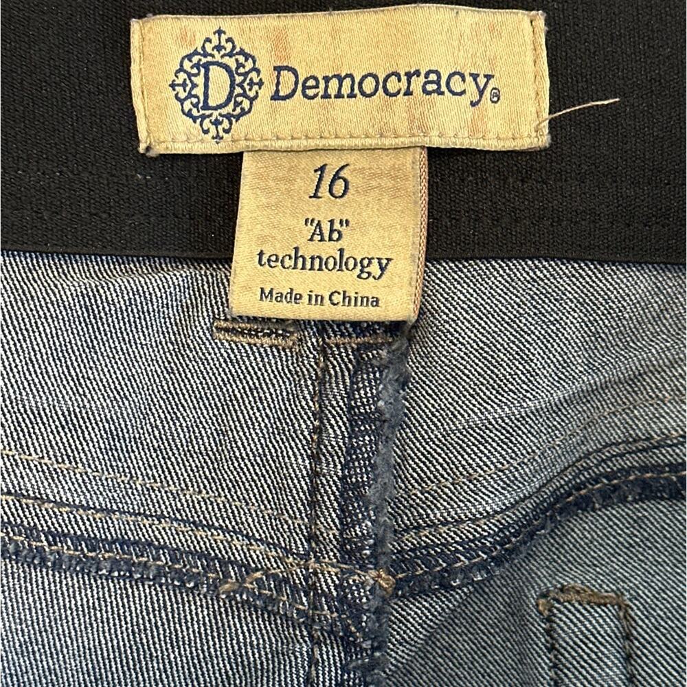Democracy AB Solution Technology Skinny Jeans Blue Sz 16 B1248Q4V4XX Stretch - Picture 10 of 12